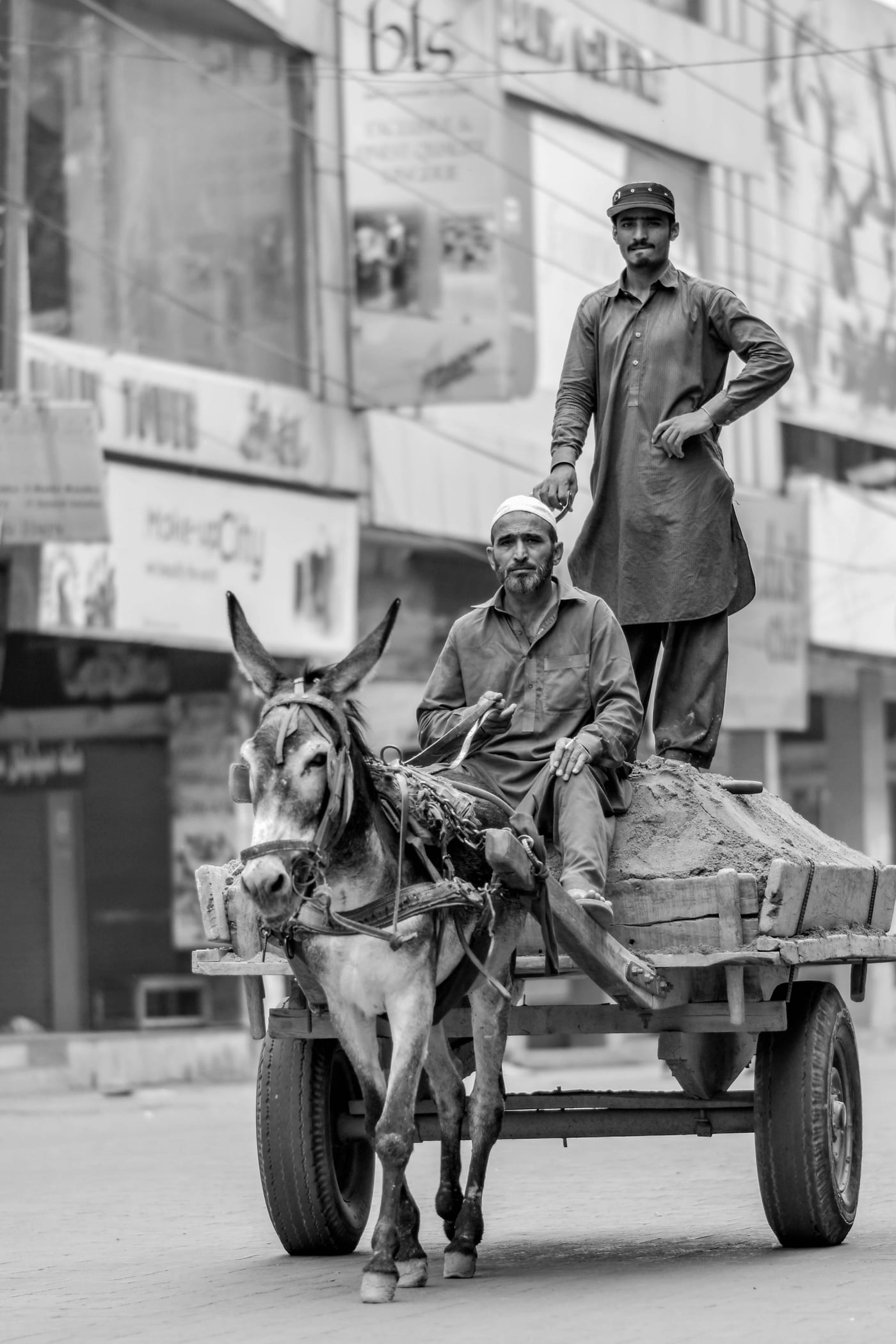 Original black and white photo